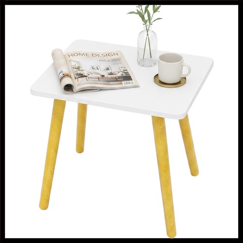 Small white side table - table, living