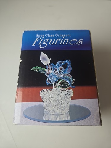 Vintage spun glass figurine - vintage,